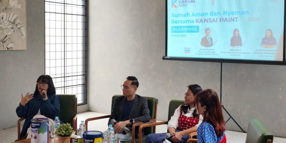 KANSAI PAINT Edukasi Keluarga Ciptakan Rumah Aman dengan Cat Bebas Timbal