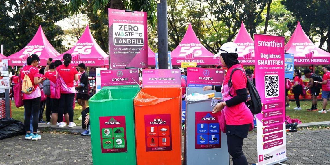 SMARTFREN Run 2026 Kelola 2,19 Ton Sampah Tanpa Kirim ke TPA