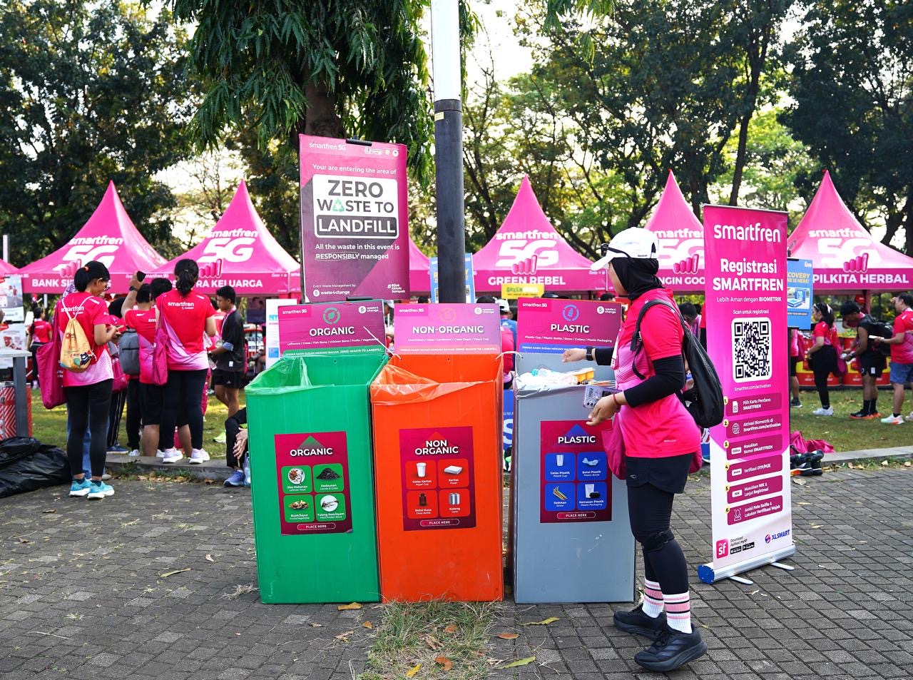 SMARTFREN Run 2026 Kelola 2,19 Ton Sampah Tanpa Kirim ke TPA