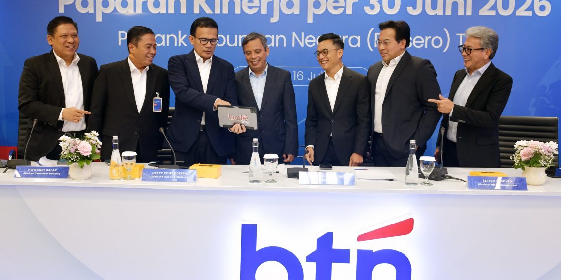 BTN Cetak Laba Bersih Semester I/2026 Melesat 40,8% YOY dan NPL Turun Jadi 2,99% YOY