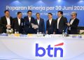BTN Cetak Laba Bersih Semester I/2026 Melesat 40,8% YOY dan NPL Turun Jadi 2,99% YOY