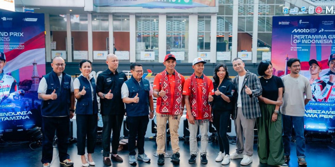 Saatnya Indonesia Mendunia! InJourney Ajak Masyarakat Dukung Mario Aji dan Veda di MotoGP Mandalika 2026