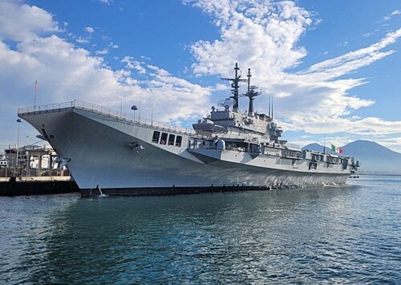 Kapal Induk Giuseppe Garibaldi Siap Berlabuh di Lampung, TNI AL Kebut Persiapan