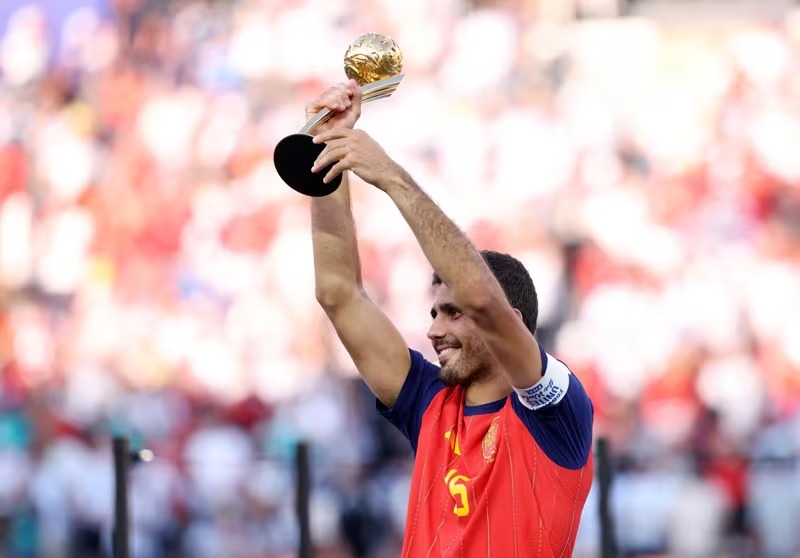 Rodri Bangkit dari Cedera hingga Raih Pemain Terbaik Piala Dunia 2026