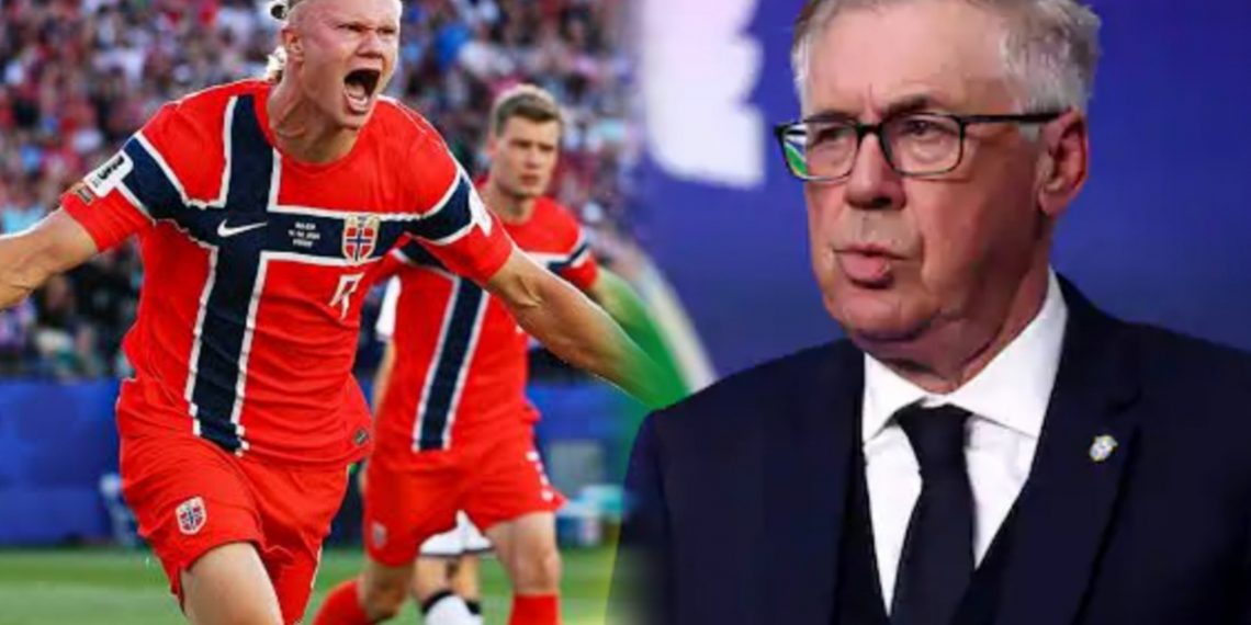 Ancelotti Bongkar Kelebihan Haaland yang Membuat Bek Selalu Kewalahan