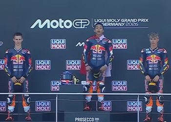 Luar Biasa! Kiandra Ramadhipa Persembahkan Kemenangan untuk Indonesia di MotoGP Rookies Cup Jerman