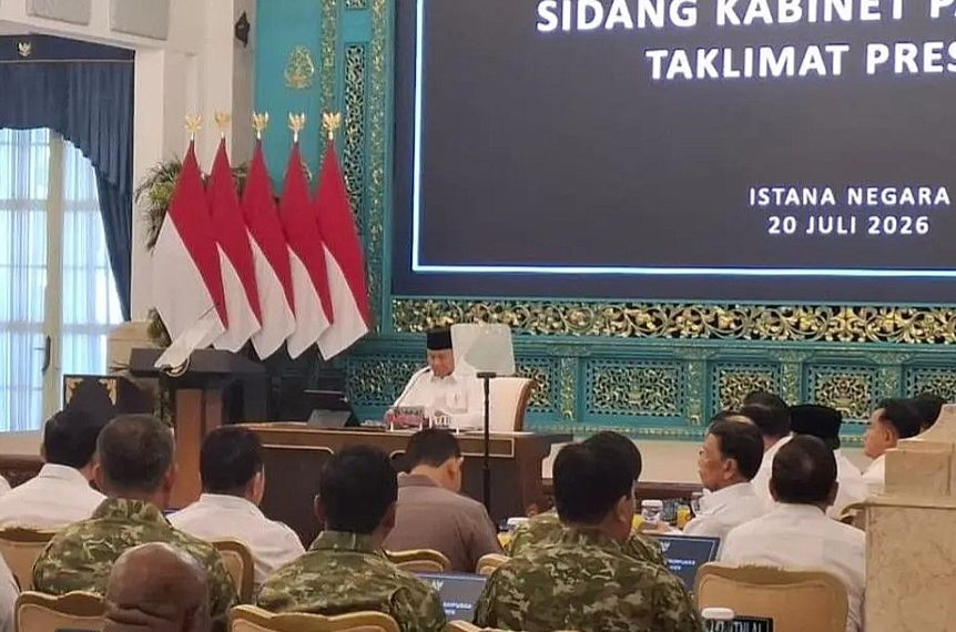 Sidang Kabinet, Prabowo Sampaikan Pesan Tegas: Kekuasaan Tak Akan Abadi