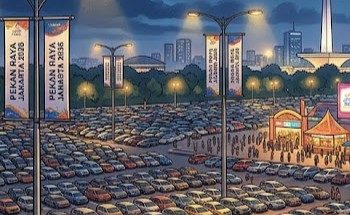 Jakarta Fair 2026 Diserbu Pengunjung, Area Parkir Lumpuh dan Antrean Mengular