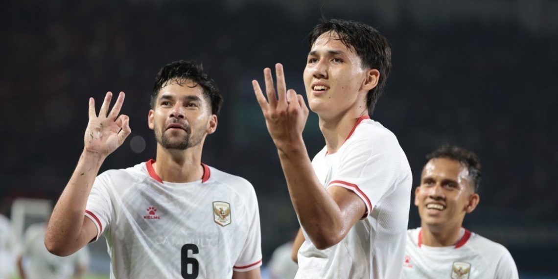 Erick Thohir Soroti Performa Mitchell Baker, Striker Baru Garuda Dinilai Punya Potensi Besar