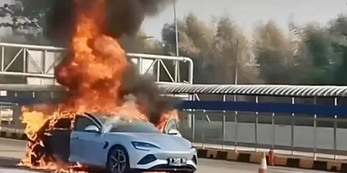 BYD Seal Terbakar di Tol, BYD Indonesia Pastikan Penyebab Masih Diselidiki