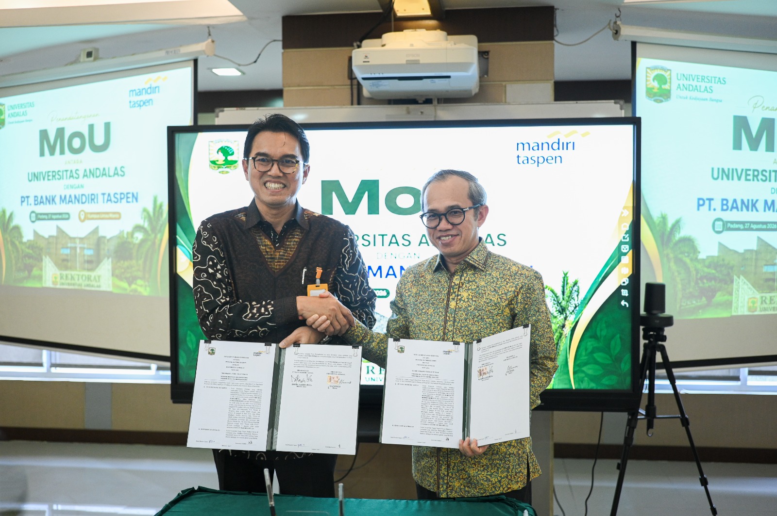 Bank Mandiri Taspen dan Universitas Andalas Perkuat Sinergi Strategis di Bidang Pendidikan dan Pengembangan SDM