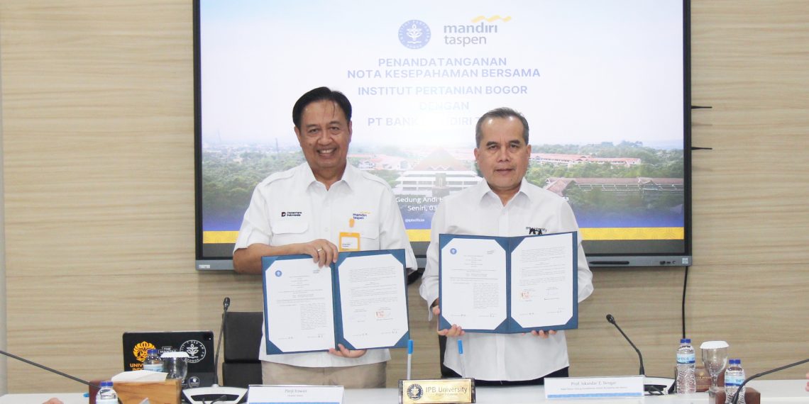 Perkuat Literasi Keuangan dan Pengembangan SDM, Bank Mandiri Taspen Jalin MoU Dengan IPB University