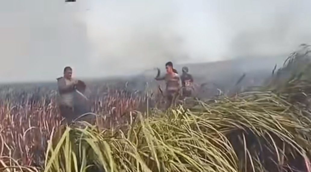 Karhutla Meluas, Sumber Air untuk Pemadaman Mulai Menyusut