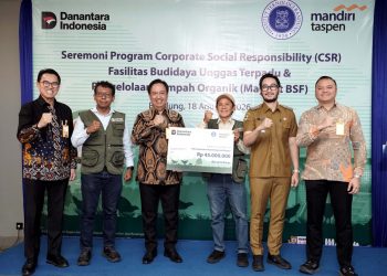 Bank Mandiri Taspen budidaya unggas dan magot