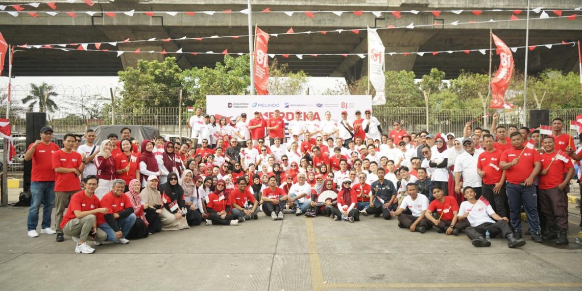 JICT menegaskan peran insan pelabuhan dalam menjaga kelancaran arus barang dan menggerakkan logistik Indonesia melalui Merdeka Fest JICT ke-3.