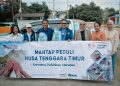 Bank Mandiri Taspen melalui Mantap Peduli NTT menyalurkan 500 paket makanan dan 127 selimut bagi warga terdampak gempa di Ende.
