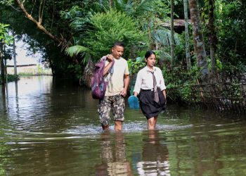 Banjir Assam India Tewaskan 97 Orang Lebih dari 170.000 Warga Terdampak