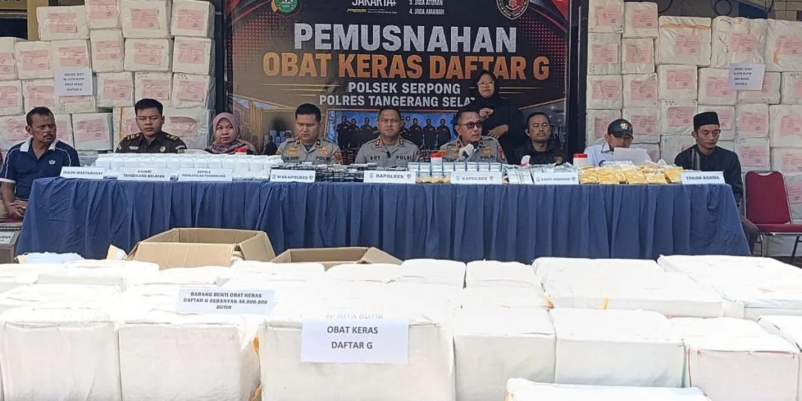 46 Juta Butir Obat Keras Tanpa Izin Disita, Gudang di Jakarta Timur Digerebek Polisi