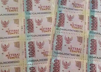 3,4 Juta Meterai Palsu Disita, Polisi Ungkap Cara Mudah Mendeteksinya