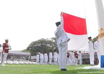 Merah Putih Resmi Berkibar di Istana Merdeka pada HUT ke-81 RI