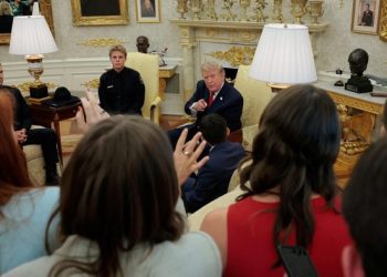 Trump Bentak Wartawan di Gedung Putih Saat Ditanya Kim Jong Un