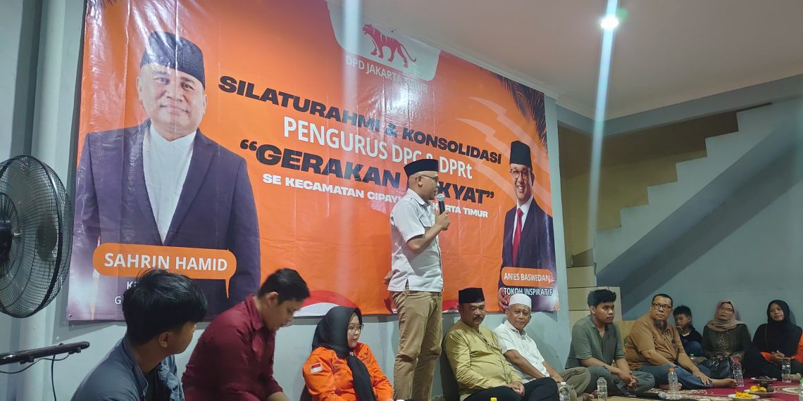 Sosialisasi dan Arahan Adiatma, Ketua DPD Gerakan Rakyat Jakarta Timur, Dihadiri Perwakilan 8 Kelurahan di Cipayung