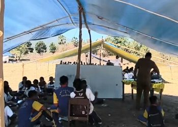 Pascagempa NTT, Puluhan Tenda Disiapkan untuk Sekolah Darurat