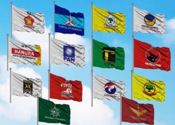 Gerindra Pimpin Elektabilitas Partai, PDI-P di Posisi Kedua