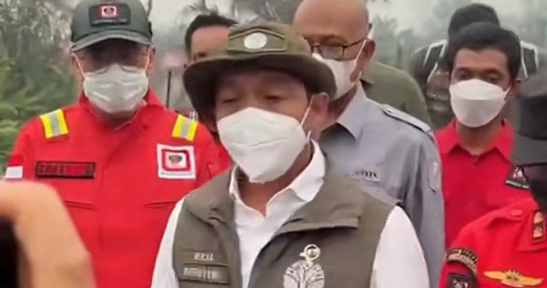 Menhut Segel Lahan Bekas Karhutla di Kalbar, Ada Tanaman Sawit