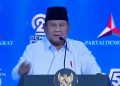 Prabowo Apresiasi Demokrat yang Tak Bakar-bakar Saat Tak Berkuasa
