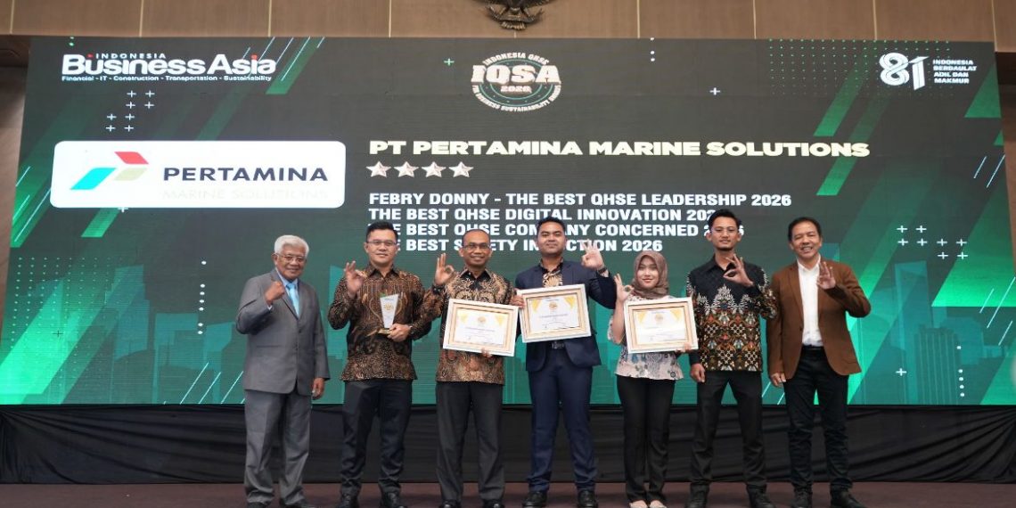 PT Pertamina Marine Solutions (PMSol) meraih empat penghargaan IQSA 2026 berkat kepemimpinan HSSE, inovasi digital, dan penguatan budaya keselamatan.