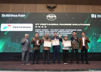 PT Pertamina Marine Solutions (PMSol) meraih empat penghargaan IQSA 2026 berkat kepemimpinan HSSE, inovasi digital, dan penguatan budaya keselamatan.