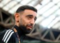 Bruno Fernandes tetap bersama Timnas Portugal meski mengalami cedera dan berpeluang kembali tampil saat menghadapi Denmark di UEFA Nations League.