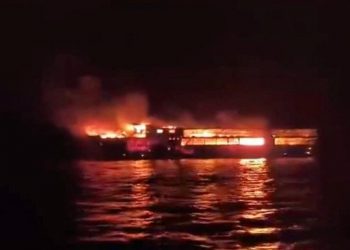 Kapal MV June Aster Terbakar di Filipina, 5 Penumpang Dinyatakan Tewas