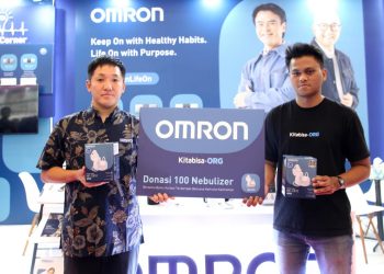 OMRON dan Kitabisa Donasikan 100 Nebulizer untuk Korban Karhutla