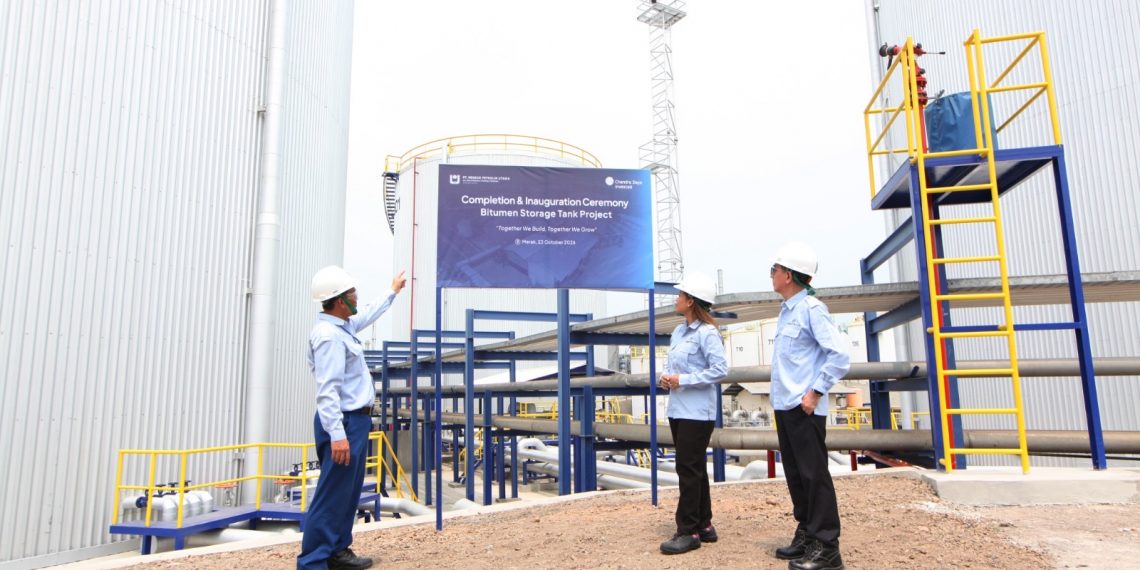 RPU Resmikan Tangki Bitumen Berkapasitas 12.000 Meter Kubik
