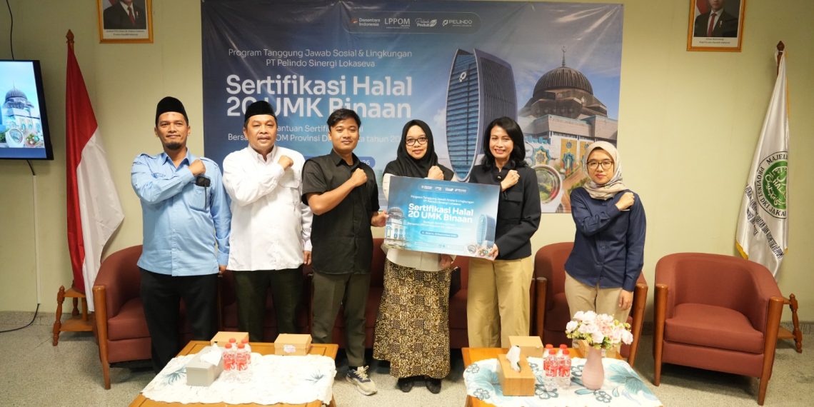 Dorong UMK Naik Kelas, PT Pelindo Sinergi Lokaseva Fasilitasi Sertifikasi Halal UMK Jakarta Utara