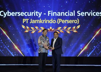 Jamkrindo Raih Penghargaan atas Keunggulan Keamanan Siber di Sektor Keuangan