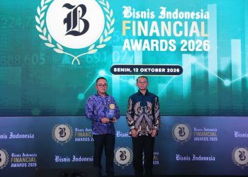 Konsisten Perluas Akses Pembiayaan UMKM-K, Jamkrindo Raih Bisnis Indonesia Financial Awards 2026