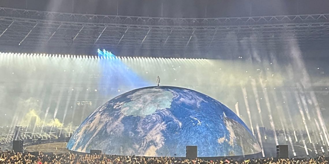 Konser Ye atau Kanye West di Stadion Utama Gelora Bung Karno (SUGBK) Foto: Dok: Kemenpar