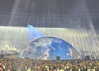 Konser Ye atau Kanye West di Stadion Utama Gelora Bung Karno (SUGBK) Foto: Dok: Kemenpar