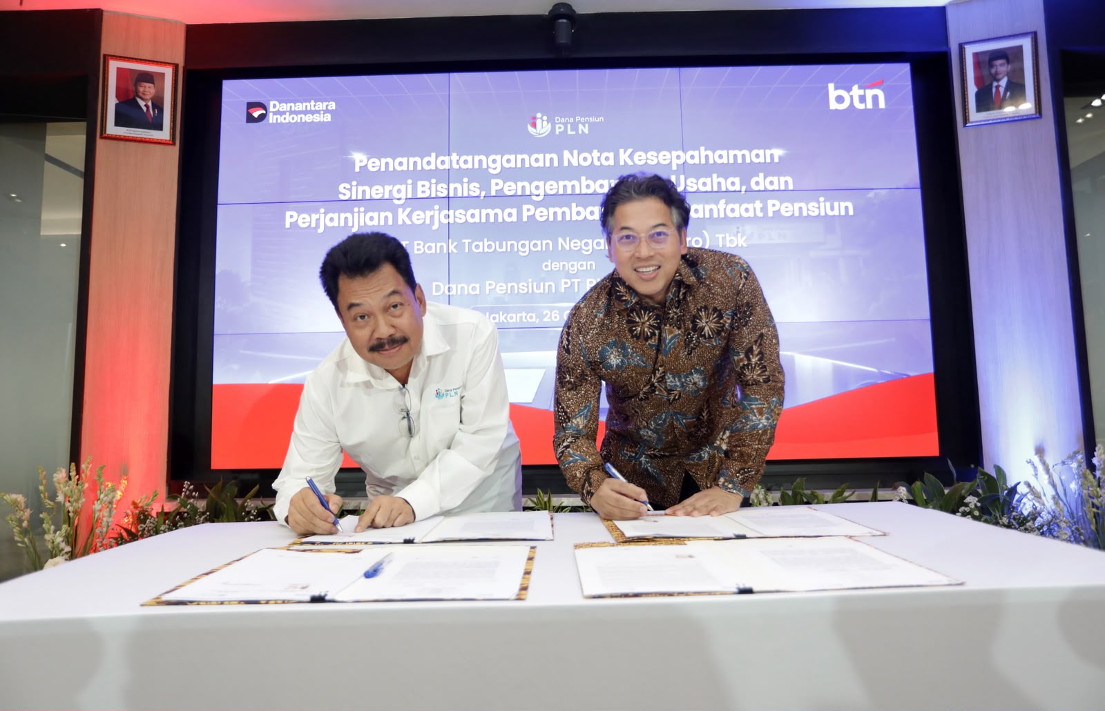 BTN dan Dana Pensiun PLN Perkuat Sinergi Bisnis