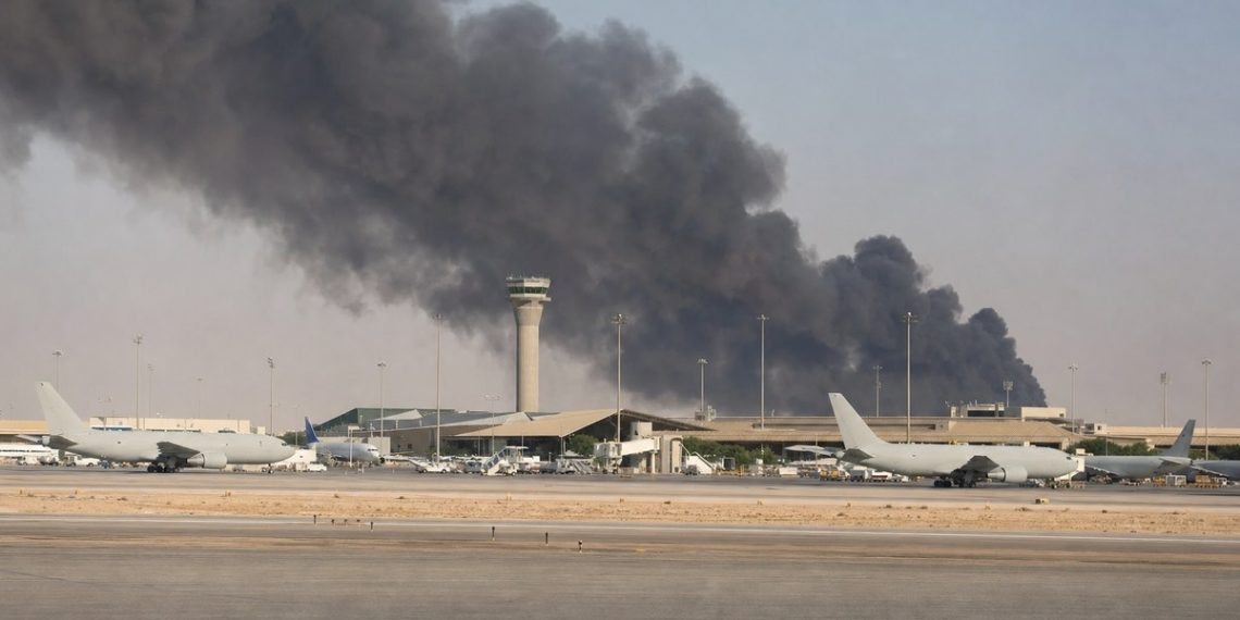 Ilustrasi Serangan di Bandara Arab Saudi