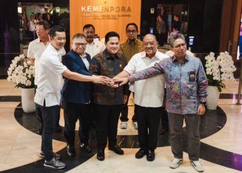 Erick Thohir Bahas Persiapan PON 2028 Bersama Pengurus KONI Pusat