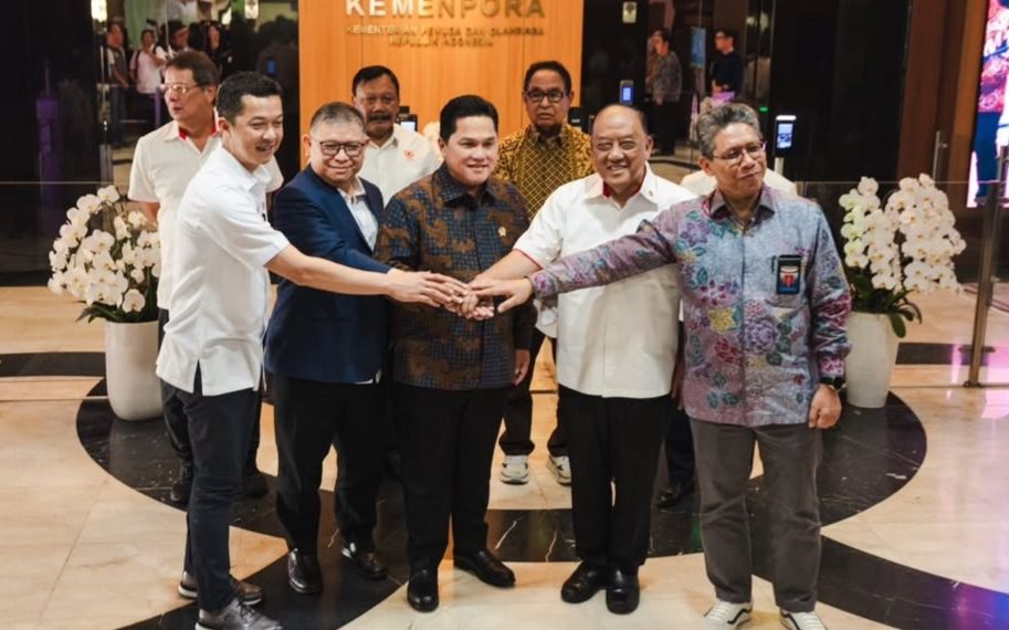 Erick Thohir Bahas Persiapan PON 2028 Bersama Pengurus KONI Pusat