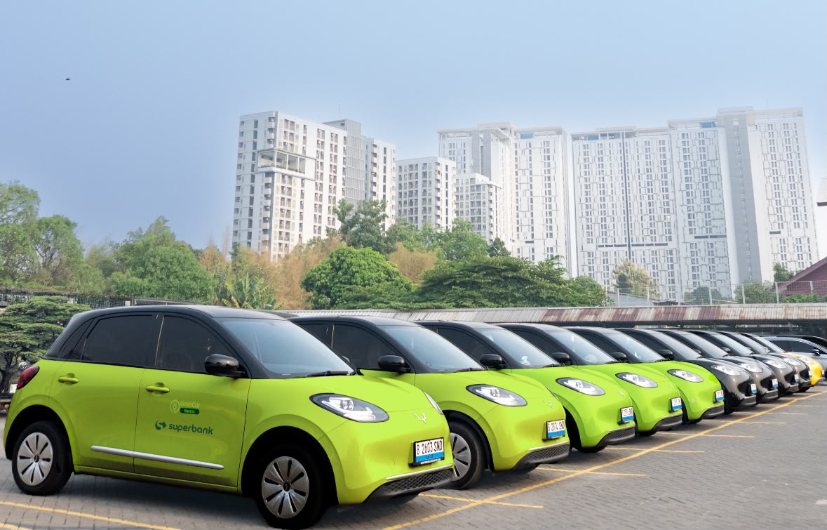 Superbank Biayai 200 Kendaraan Listrik Grab