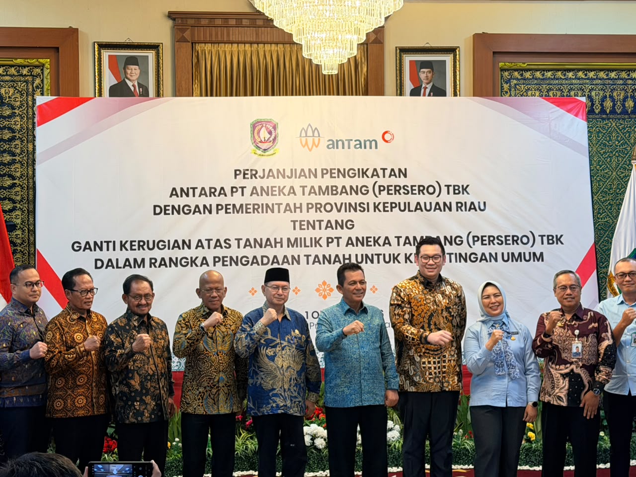 ANTAM dan Pemprov Kepri Perkuat Taman Kota Kijang
