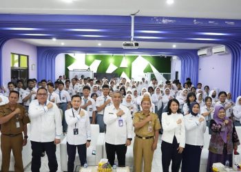 PT Pelindo Sinergi Lokaseva bersama BNN Kota Jakarta Utara mengedukasi pelajar SMAN 13 dan SMAN 80 Jakarta tentang bahaya narkoba.