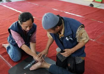PT Pelindo Sinergi Lokaseva melatih 20 penyandang disabilitas netra di Semarang melalui Program PIJAR untuk mendorong kemandirian dan peluang usaha.