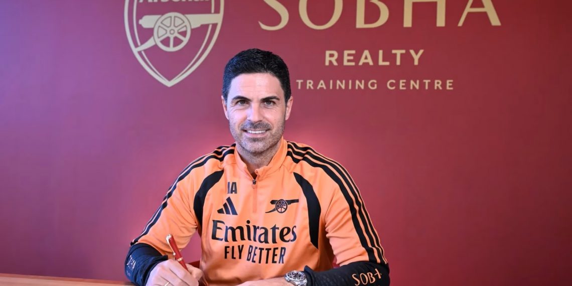 Mikel Arteta resmi memperpanjang kontrak bersama Arsenal hingga 2030 setelah membawa The Gunners meraih gelar Premier League musim lalu.